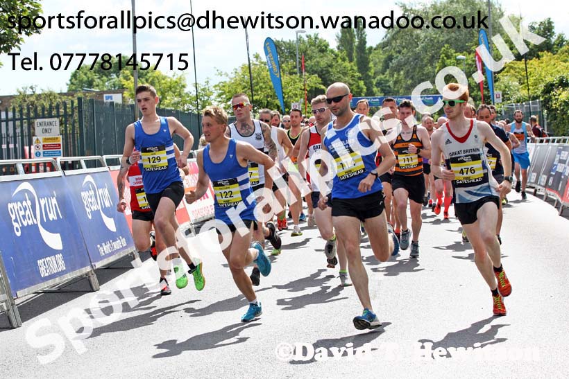 Great North 10k, Gateshead. Photo: David T. Hewitson/Sports for All Pics